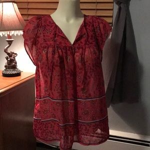 Sheer summer gap top